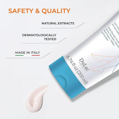 DULÀC FARMACEUTICI 1982 Dulac Dinaven Legs Cooling Cosmetic Gel With Natural Botanical Elements Lightweight Daily Leg Care Fast Absorbing Body Formula 6.76 Fl Oz