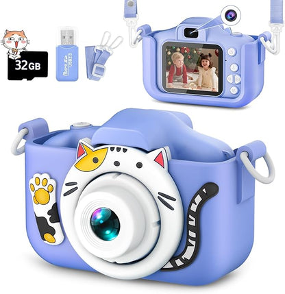 Upgrade Kids Selfie Camera for Boys,Girls Christmas Birthday Festival Gift for Kids,Digital Camera for Toddlers Toys for 3 4 5 6 7 8 9 10 11 12 Year Old