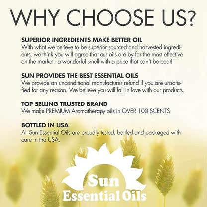 Sun Essential Oils Grapefruit Essential Oil 16oz Bulk for Aromatherapy, Diffuser, Enhance Mood, and Stress Ease