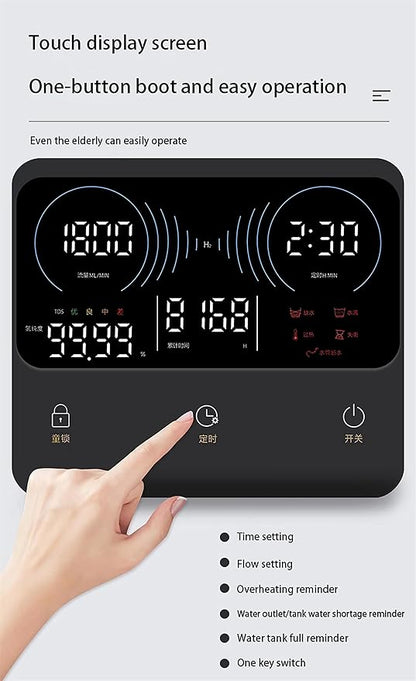 Hydrogen Bath Machine, 99.99% High Purity H2 Bubble Bath Machine, 6000ml/min Hydrogen Water Spa Generator, Up to 2600PPB, for Relieve Fatigue & Enhance Sleep