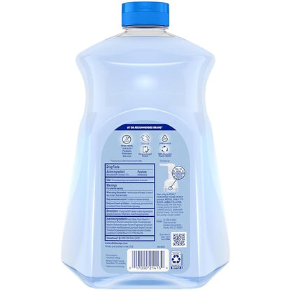 Dial Antibacterial Defense Foaming Hand Soap + Aloe, Spring Water Scent, 52 Fl Oz Hand Soap Refill, Dermatologist-Tested, Gentle on Skin