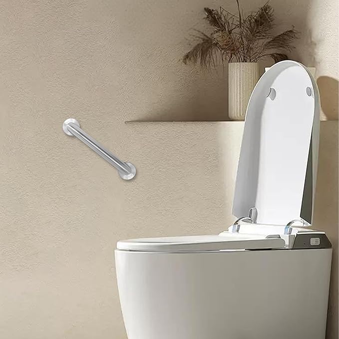 Shower Grab Bar, 2 Pack 24 Inch Brushed Nickel Bathroom Safety Bar, 1.25" Diameter 304 Stainless Steel Grab Bars for Bathtubs and Showers, Handicap Shower Grab Bar for Seniors Elderly