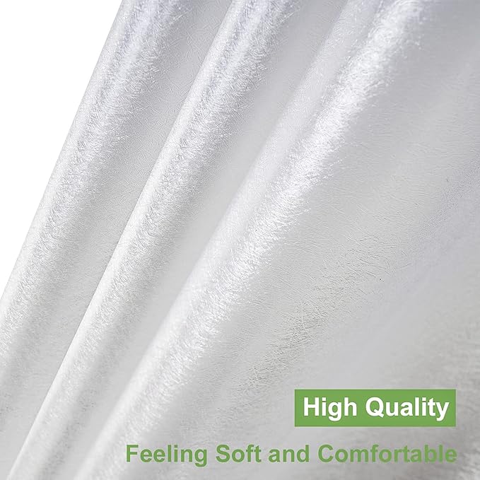 UFRIDAY Extra Long Shower Curtain Liner 86 Inches Long, Weighted Bathroom Shower Curtain Liner 72x86 Inch with 5 Bottom Magnets, Frosted and Semi-Transparent 9G Thick Havy Duty Bathroom Curtain