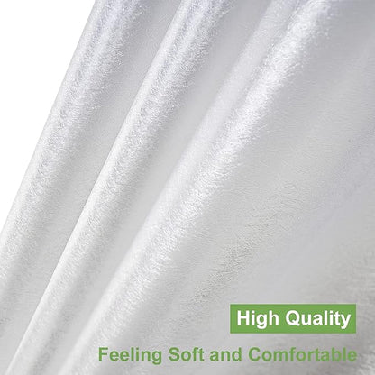 UFRIDAY 72 x 78 inch Long Shower Curtain Liner, EVA Heavy Duty Waterproof Shower Curtain Liner with 5 Magnets for Bathroom, Semi-Transparent,Hotel, Bathtub, 72 x 78 Inches - Frosted