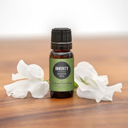 Edens Garden Immunity Essential Oil Blend- 100% Pure Premium Grade, Undiluted, Natural, Therapeutic, Aromatherapy, The Best for Diffusing, Skin, Laundry, Humidifiers 10 ml (.33 fl oz)