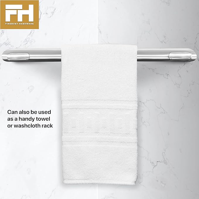 Shower Foot Rest, Corner Shower Bar for Shaving Legs, Wall Mounted Hotel Shower Foot Ledge, Brass Bar Bathroom Foot Step (Satin Nickel)