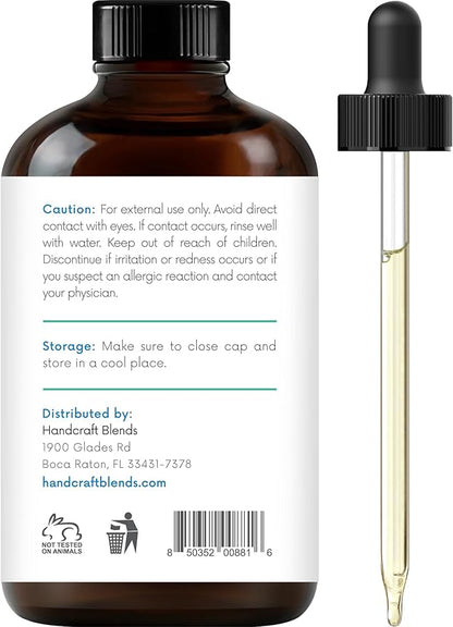 Handcraft Blends Spearmint Essential Oil – Huge 4 Fl Oz – 100% Pure and Natural – Premium Grade Essential Oil for Diffuser and Aromatherapy, Skin, Massage, Candle and Soap Making Fragrance