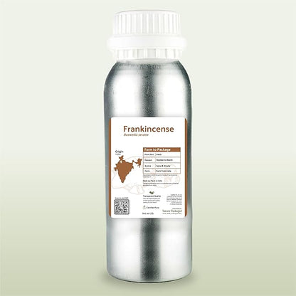 Frankincense Essential Oil - Direct from Madhya Pradesh, India - Pure Essential Oil for Diffusers and Aromatherapy | 100% Pure Therapeutic Grade Natural Aceite de Incienso (2lbs)
