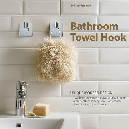 Bathroom Accessories Set Polished Chrome Towel bar Set, 4 Piece Towel Rack Set Towel bar for Bathroom Wall Mounted Durable 24 inch Towel bar Robe Hook Towel Ring Toilet Paper Holder