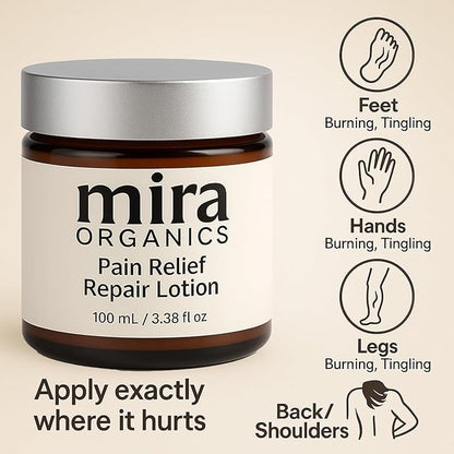 Mira Relief Repair Lotion, Use natural plant ingredients, Daily nourishment for health