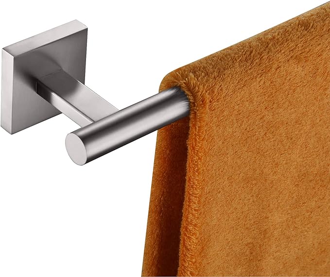 KOKOSIRI Towel Holder 16 Inch Bathroom Hand Towel Bar for Bath Kitchen Toilet Brushed Nickel Stainless Steel B4005BR-L16