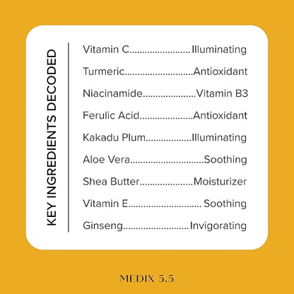 Medix 5.5 Vitamin C Cream Face Lotion & Body Lotion Moisturizer | Anti Aging Skin Care Firming & Brightening Cream Diminishes The Look Of Uneven Skin Tone, Age Spots, & Sun Damaged Dry Skin, (2-Pack)