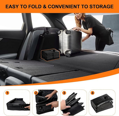 Portable Shower Base, Foldable Camping Shower Pan with Drain and Clamp to Keep Feet Clean Shower Basin Floor for Camping Showe, Beach, RV, Pte Bath Indoor Outdoor, 41" x 41" x 5"