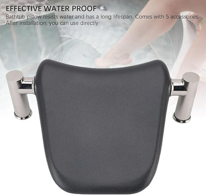 Bath Pillows Bathtub Pillow with Bracket, Ergonomic Design for Head and Neck Support, Luxury Bath Tub Accessories for Spa Relaxation at Home