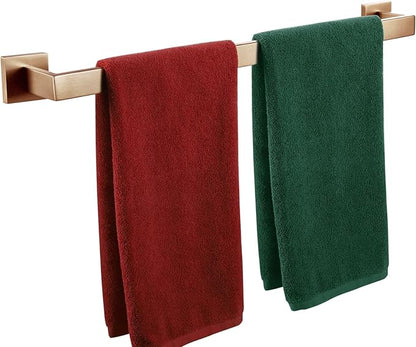 KOKOSIRI 24-Inch Towel Rack for Bathroom Kitchen Towel Bars Wall Mount SUS304 Stainless Steel Towels Holder, Champagne Bronze B4003CPG-L24