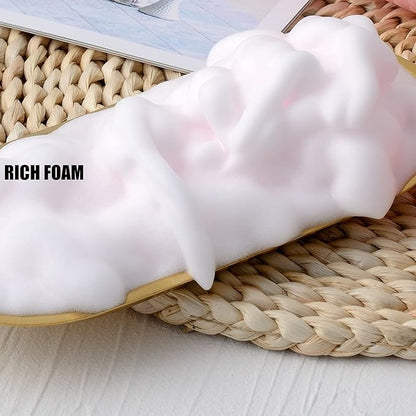 2 Oz Empty Foam Pump Bottle (12PCS) Travel Foaming Soap Dispenser for Hand Soap, Lash Shampoo Cleanser (White&Rose Gold)