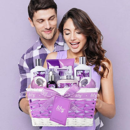 Christmas Gifts for Women 17-Piece Bath and Body Gift Set for Mom - Luxury Spa Gift Basket for Women, Pampering Bath Set | Mothers Day Gifts, Birthday Gifts, Perfect Holiday Gift for Her All Occasions