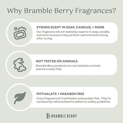 Bramble Berry Sensuous Sandalwood Fragrance Oil 2 oz | Exotic Warm Scent for Soap Making, Candles, Lotion, Bath Bombs & Perfume | Skin Safe, Vegan, Paraben & Phthalate Free, DIY Craft Essential