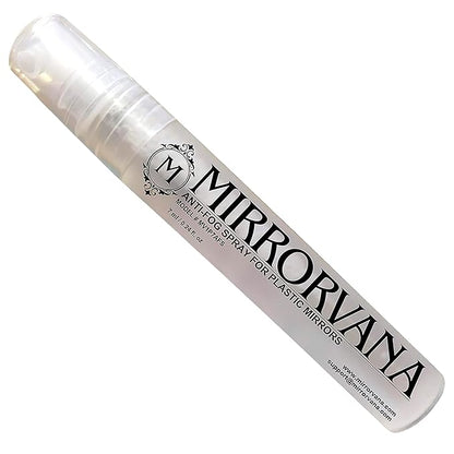 MIRRORVANA Anti Fog Spray for Shower Mirror (1 Bottle) - Maintains Fog Free Bathroom Shaving Mirrors for Men and Women - Long-Lasting Protection from Fogging for a Crystal Clear Reflection (7 ml)