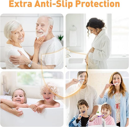 AGPTEK 36PCS Bathtub Non Slip Stickers, Anti-Slip Shower Strips with Strong Adhesive for Bath Tub Shower Bathroom Edge of Swimming Pool Stairs Ladders Boats, Clear