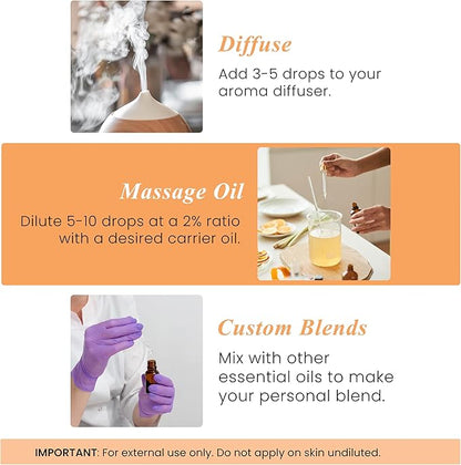 Handcraft Blends Orange Essential Oil – 1 Fl Oz – 100% Pure and Natural – Premium Grade Essential Oil for Diffuser and Aromatherapy, Skin, Massage, Candle and Soap Making Fragrance