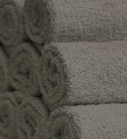 Softolle 100% Cotton Ring Spun Wash Cloths – Bulk Pack of Washcloths – 12x12 Inches – Wash Cloth for Face, Highly Absorbent, Soft and Face Towels (Taupe, 60 Pack)