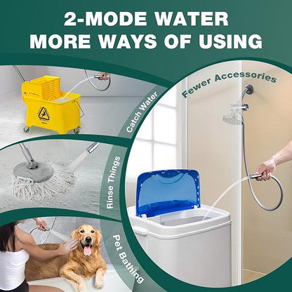 Sink Spray Hose 69 Inches,Faucet Sprayer Hose,Sink Hose Attachment for Portable Hand Held Shower Head Sprayer,Shampoo Sprayer Hose for Bathing Baby,Pets,Washing Hair,Rinsing Vegetables