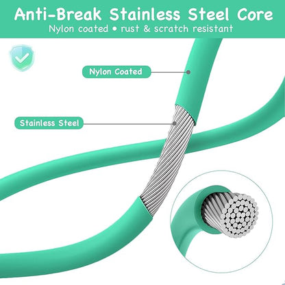 Drain Clog Remover Tool – 30”Anti-break Steel Sink Snake Hair Drain Cleaner Tool, Plumbing Snake with Rotating Handle & 6 Refills, Drain Hair Remover for Shower, Toilet, Kitchen Sink, Bathtub. 6-Pack