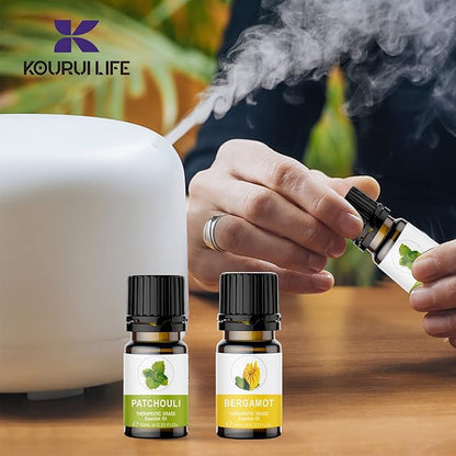 Essential Oils Set of 20x10ml, 100% Organic Essential Oil, Lavender, Ylang Ylang, Tea Tree, Eucalyptus Scented Oil, Essential Oils for Diffusers for Home, Candle Making, Humidifiers (20)