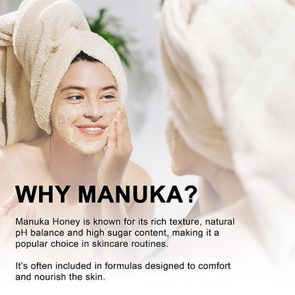 Super Natural Goods Manuka Honey Cream (16oz) – Hydrating Lotion for All Skin Types Suitable for Kids and Adults | Moisturizing Body Cream with Real Manuka Honey Aloe Vera Juice and Cocoa Butter