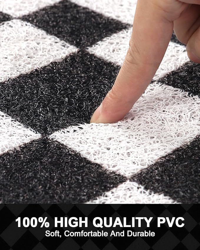 Bathtub Mat Non Slip - Anti Slip Shower Mat, Quick Drying Bath Tub Mats, Soft PVC Loofah Foot Massage Mat, Bath Mat for Shower, Tub, Bathroom, Floor, Kitchen, Pool, Hotel