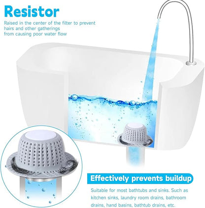 【Limited-time Promotion】 Pop Up Freestanding Tub Drain Plug, 2025 Upgraded freestanding tub Drain，Rust-Proof and Clog-Proof (for Most freestanding bathtubs) (Matte Black)