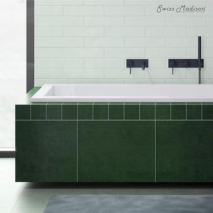 Swiss Madison Voltaire 48" x 30" Reversible Drain Drop-In Bathtub
