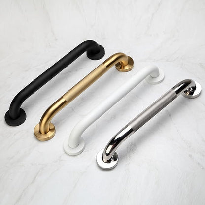 Shower Grab Bar, 2 Pack 16 Inch Gold Bathroom Grab Bar, 1.25" Diameter 304 Stainless Steel Anti-Slip Grab Bars for Bathtubs and Showers, Handicap Shower Grab Bar for Seniors Elderly