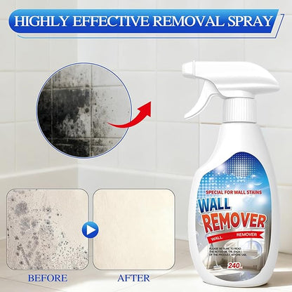 Highly Effective Removal Spray,Wall Cleaner Spray,Stain,Dust And Dirt Remover,Multi-Surface Cleaning Solution,for Wood,Tile,Fabric,Bathrooms,Kitchens - 8.12 Fl oz