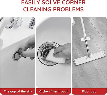 Crevice Cleaning Brush Set, Hard Bristle Grout Cleaner and Scrub Brush for Tile Sink Shower - Multi-Purpose Gap Cleaning Tools for Kitchen Bathroom Household, Fan Cleaning Brush10PCS