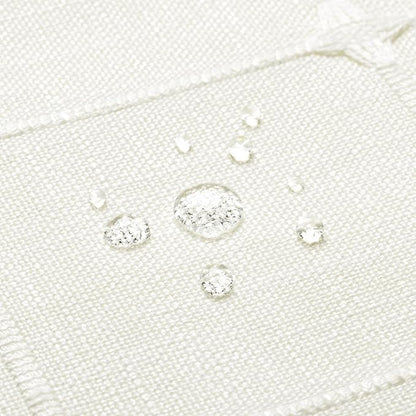 MitoVilla Ivory White Boho Farmhouse Shower Curtain Set 72 x 78, 78 inch Long Polyester Linen Tassel Fabric Shower Curtain Set for Chic Cottagecore French Rustic Bathroom Decor, Cream White