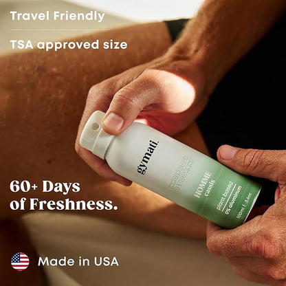 Gymati Fitness Body Deodorant Spray Aluminum Free - Men - Pack of 3