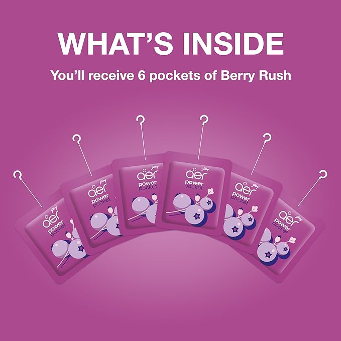 Aer Power Pocket Berry Rush 1pk, 7.5g