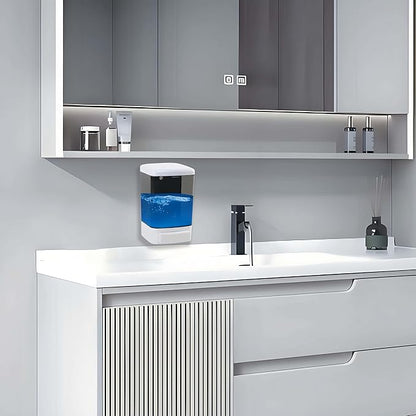 Manual Soap Dispenser Kitchen Bathroom Wall Mounted Hand Dispensers Commercial for Liquid Containers Shampoo Gel Chamber Plastic - (33.8 oz) 1000ml