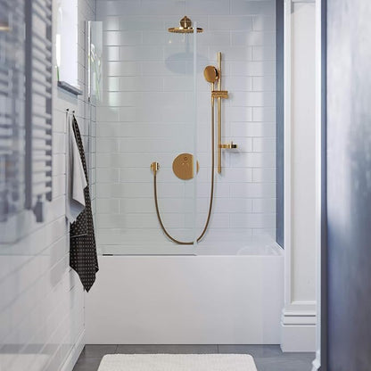 Swiss Madison Well Made Forever Voltaire 48"x32" Acrylic White, Alcove, Right Hand Drain, Apron Bathtub