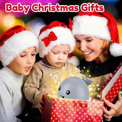 Bath Toys for Kids Ages 1-3 - 1 2 3 Year Boys Girls Gifts | Christmas Stocking Stuffers 6-12-18 Months | Light Up Whale Bath Toy Sprinkler Toddler Bathtub Pool Water Table Toys