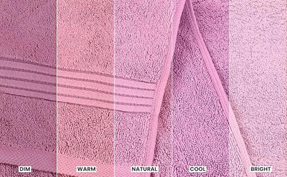 Utopia Towels 8 Piece Premium Towel Set, 2 Bath, 2 Hand, and 4 Washcloths, 100% Ring Spun Cotton, Highly Absorbent Towels for Bathroom, Sports, and Hotel, Pink