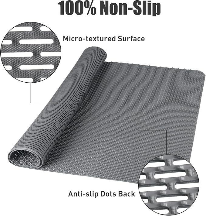 Extra Large Non Slip Shower Mat - Yonala 47.2" x 31.5" Anti Slip Shower Mat for Inside Shower, Trimmable PVC Shower Floor Mat for Shower Stall, Bathroom, Tub, Quick Drying Matt