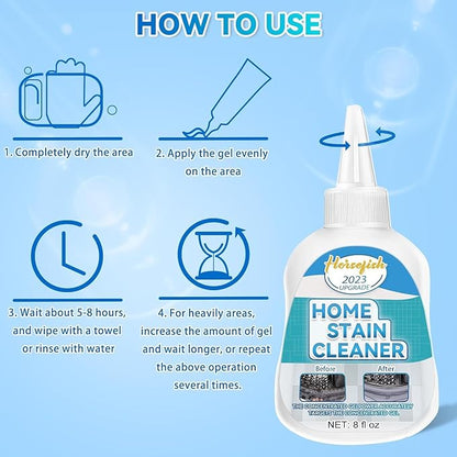 Home Remover Gel, 8 Fl Oz Household Washing Machine Cleaner for Washing Machine, Refrigerator Strips, for Tiles Grout Sealant Bathroom Cleaning Home Kitchen Sinks Cleaning Grout Cleaner