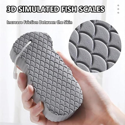 Magic Exfoliating Bath Sponge, 3D Super Soft Exfoliating Bath Sponge, Gentle & Effective Exfoliation, Highly Absorbent Design for Convenience and Durability (4PCS)