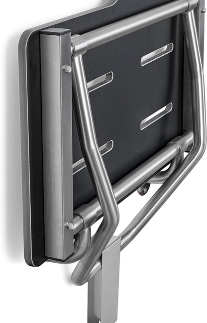 Seachrome 28" x 22.5” Black Reversible Folding Transfer Tub/Shower Seat, ADA Compliant