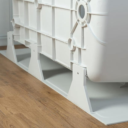 WOODBRIDGE 60” x 32” Alcove Soaking Bathtub in white with Left-Hand Drain Hole