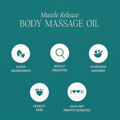 Shankara Body Massage Oil for Muscle Relief – Sore Muscle & Joint Care with Lavender & Arnica – Aromatic Oil Massager for Body Relax & Hydration – Body Oil for Women (100 ml)