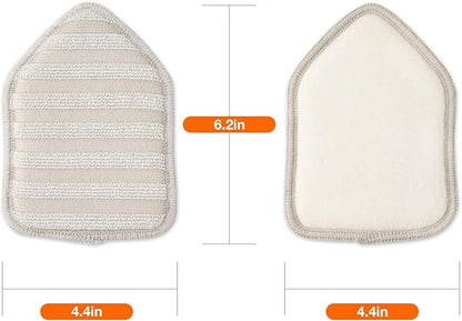 Tile Tub Scrubber Brush Replacement Pads 6 Pieces for Cleaning Bathroom Kitchen Toilet Wall Sink Tile Floor
